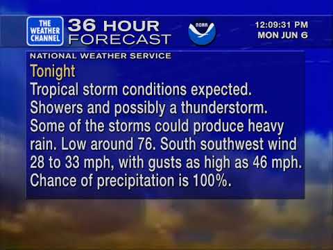 WeatherSTAR XL v1 Emulation - Tampa, FL (Tropical Storm Colin)