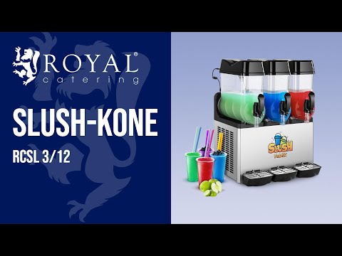 video - Kakkoslaatu Slush-kone - 3 x 12 l