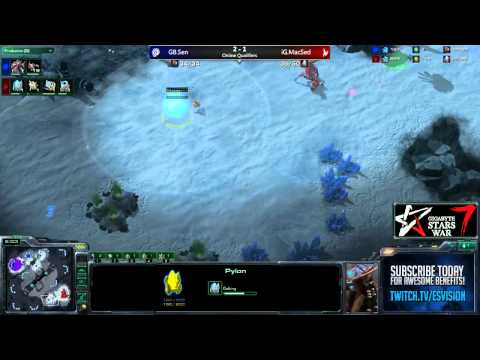 ESVTV - Gigabyte Stars War 7 - iGMacSed[P] VS GamaniaSen[Z] -  G4