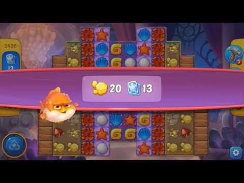 Fishdom. Hard Level 2436