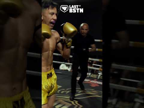 "WHAT'S THAT?!?!" Yasin Ali talkign to his opponent on Elite F.C. #muaythai #boxing #shorts