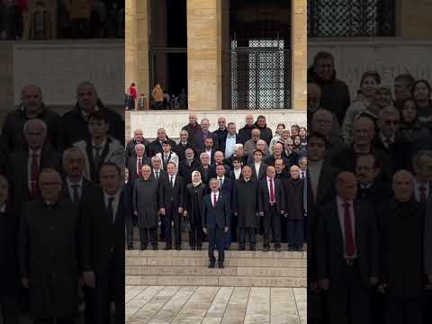 MİLLET PARTİSİ GENEL BAŞKANI CUMA NACAR ANITKABİR'E RESMİ ZİYARET GERÇEKLEŞTİRDİ.