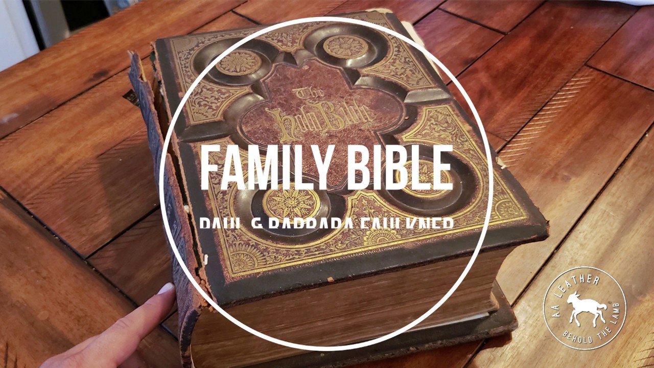 Antique Family Bible Restoration