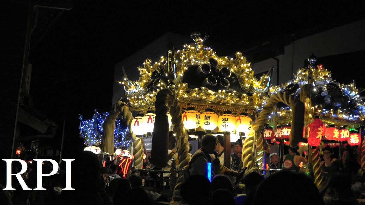 ＝RPI＝2024年 竹田秋祭り 天空の城 竹田城 を見上げる夜の屋台「やっさ」練り回しに行ってみた編！北関西（兵庫県朝来市）TAKEDA  Autumn Fastival in  japan