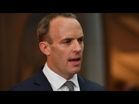Brexit Secretary Dominic Raab is giving a statement on the state of negotiations with the EU
