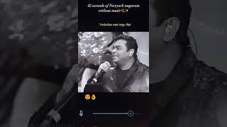 42 seconds of New York Nagaram💜 #arrahmansongs #arrahmanmusic #arrahmanhits #arrahmanlovesongs