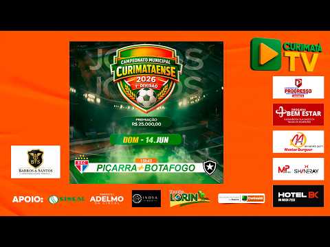 DOMINGO 14/06/2026 - CAMPEONATO CURIMATAENSE 1ª DIVISÃO - 2026