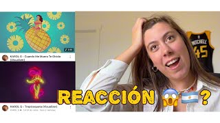 Reaccionando a “Trópicoqueta” y “Cuando Me Muera Te Olvido” de Karol G 💃🏼 | Camie Davis
