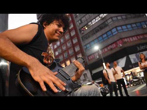 Still Got The Blues - Amazing Street Electric Guitar Performance - Cover by Damian Salazar
