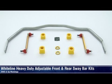 Mustang Whiteline Heavy Duty Adjustable Front and Rear Sway Bar (05-13 All) Review