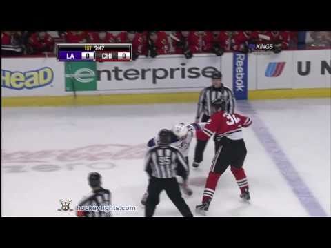 Kevin Westgarth vs John Scott Dec 19, 2010 - LA feed