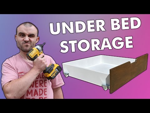 How To Make Under Bed Drawers - The Average Joe Way!