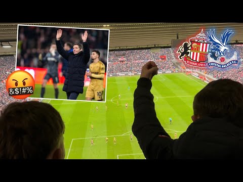 SUNDERLAND 2-1 CRYSTAL PALACE VLOG 25/26 *11 GAMES WINLESS AS THE PRESSURE MOUNTS ON GLASNER😣*