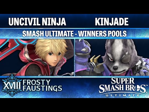 Frosty Faustings XVIII WINNERS POOLS - Uncivil ninja (Shulk) vs KinJade (Wolf) - Smash Ultimate