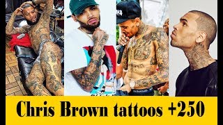Chris Brown New Tattoos 2018 | Celebrity Tattoos & Their Meanings 2018