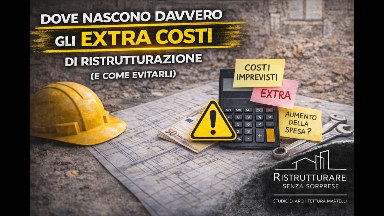 Dove nascono davvero gli extra costi in ristrutturazione (e come evitarli)