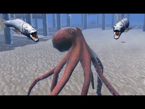 Octopus VS All Boss - Ultimate Ocean Simulator (By Gluten Free Games) - YouTube