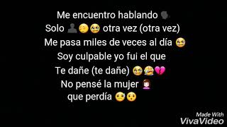 Bryant Myers - Tanta falta letra