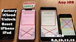 Factory iCloud Activation Lock Bypass✔ Unlock/Reset iCloud Lock iPhone/iPad 1000% Working Success🙀