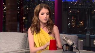 Anna Kendrick  The Cup Song Pitch Perfect   You&#39;re gonna miss me when I&#39;m gone on David Letterman