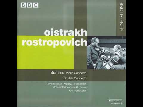 Brahms: Double Concerto in A minor, Op.102 - David Oistrakh, Mstislav Rostropovich, Kyril Kondrashin