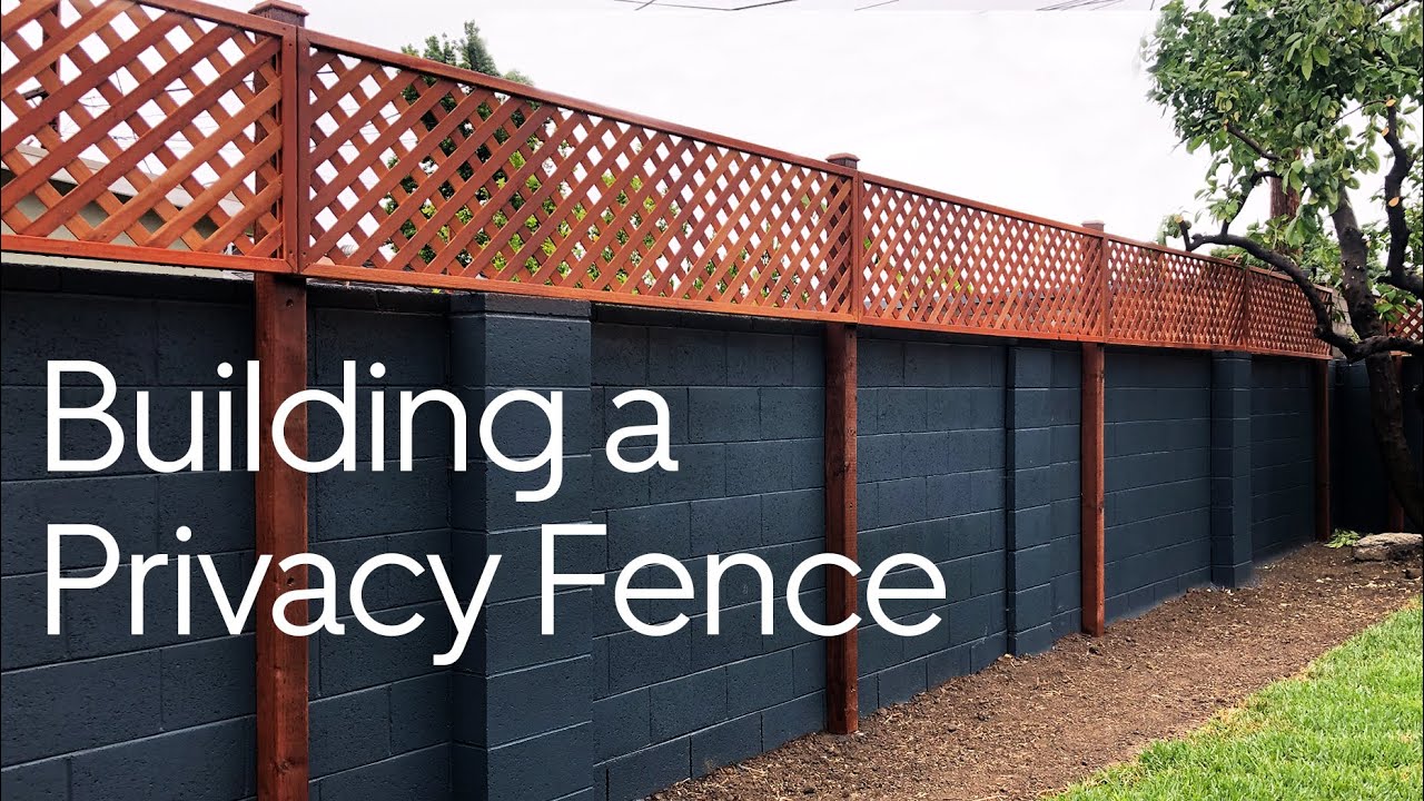 Watch video Building a Privacy Fence | 58 Now Building a Privacy Fence | 58