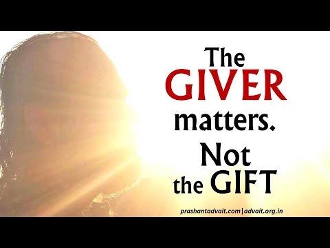 The gift does not matter, the giver matters || Acharya Prashant, on Rumi (2017)
