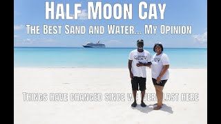 🌴 Carnival Sunrise Cruise Vlog Day 3 | Exploring Half Moon Cay, Bahamas + White Hot Night Party 🎶✨
