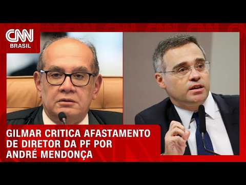 Cidadão com noção não pediria afastamento de diretor da PF, diz Gilmar | CNN PRIME TIME