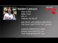 Haiden Lamson - Skills Video May 2018