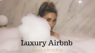 Luxury home airbnb tour Dallas highland park with Lauren Ashtyn vlog