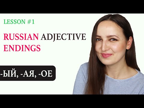 Learn Russian Adjective Endings