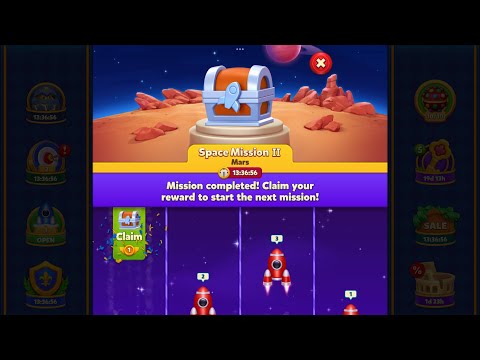 Royal Match - King Robert - Space Mission II Mars (Level 1822 to Level 1826)