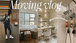 MOVING VLOG Ep4 | New Furniture, Unpacking & Organizing the Apartment