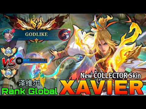 Sunborn Monarch Xavier New COLLECTOR Skin Gameplay - Top Global Xavier by 泽维尔 - Mobile Legends