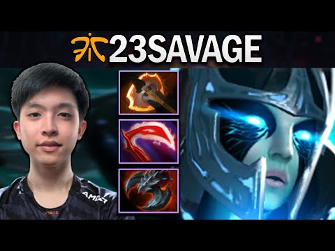 FNATIC.23SAVAGE PHANTOM ASSASSIN - 10K MMR - DOTA 2 7.26 GAMEPLAY