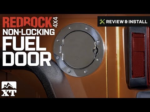Jeep Wrangler RedRock 4x4 Non-Locking Fuel Door (2007-2017 JK) Review & Install
