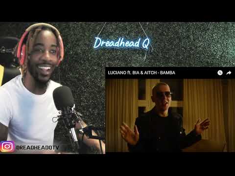 AMERICAN FIRST TIME REACTING TO LUCIANO! LUCIANO ft. BIA & AITCH - BAMBA REACTION
