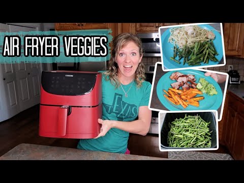 EASY AIR FRYER RECIPES WITH VEGGIES | HEALTHY & FAST COOK WITH ME | FRUGAL FIT MOM FOOD