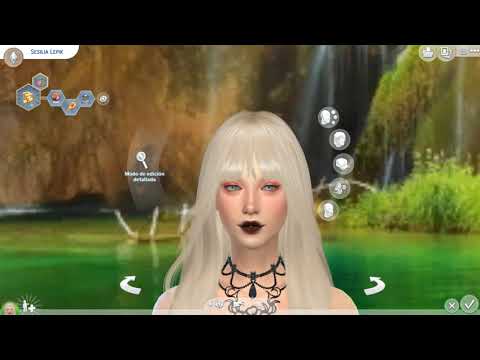 the sims 4 cc download blonde female Sesilia Lepik by Bonita100 Cas Video Preview