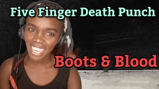 Five Finger Death Punch - Boots and Blood (Official Lyric Video) (REACTION)