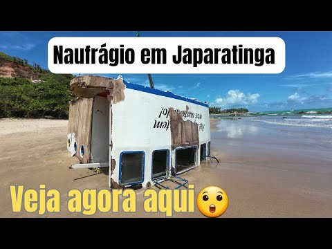 Naufrágio com Barco em japaratinga Alagoas