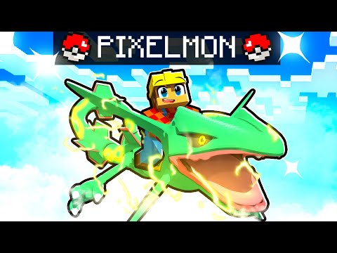 CATTURO RAYQUAZA SHINY NELLA PIXELMON SU MINECRAFT ITA!!
