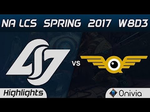 CLG vs FLY Highlights Game 2 NA LCS Spring 2017 Counter Logic Gaming vs FlyQuest