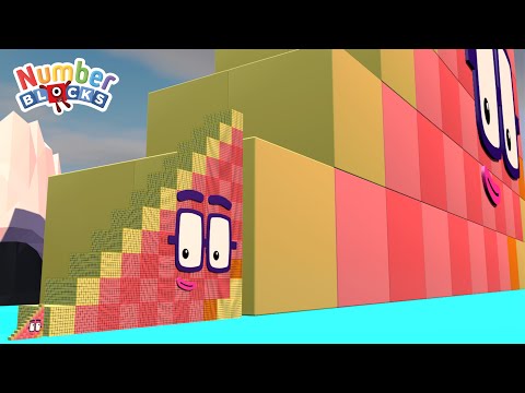 Numberblocks Step Squad NEW 132 to 132,000,000 BIGGEST - The Amazing Step Squad Numberblocks