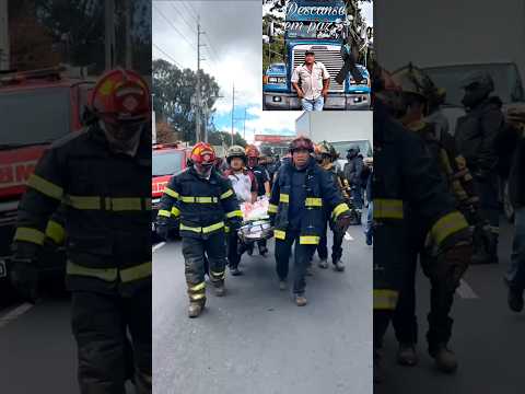 Trágico accidente camión cae al barranco en San Bartolomé Milpas Altas, Sacatepéquez Km.32 Guatemala