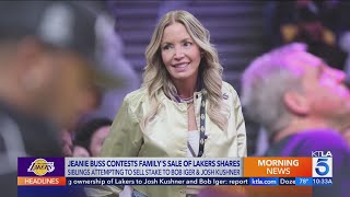 Jeanie Buss contests family's sale of Lakers ownership stake