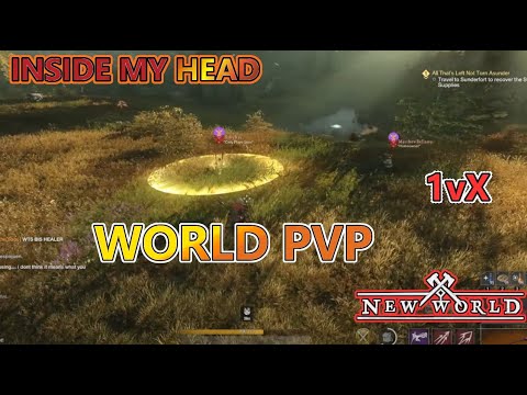 THIS GUY BROUGHT HIS WHOLE COMPANY 1VX -New World PvP Spear/Hatchet