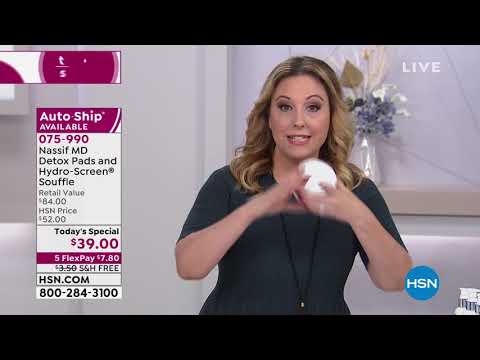 Nassif MD Detox Pads and HydroScreen Face   Body Souffle