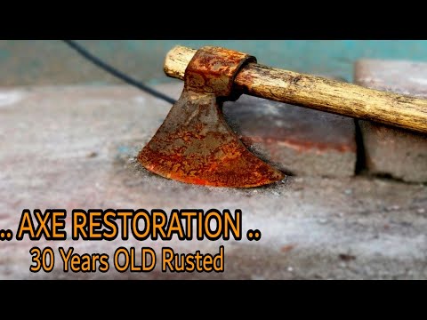 Rusty OLD  AXE Restoration | Antique Hatchet Restore | OLD Axe